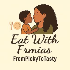 Eat With Ermias logo featuring Destiny and Ermias smiling together.