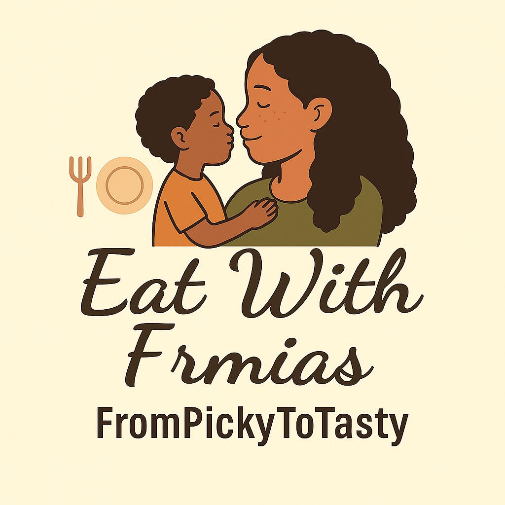 Eat With Ermias logo featuring Destiny and Ermias smiling together.